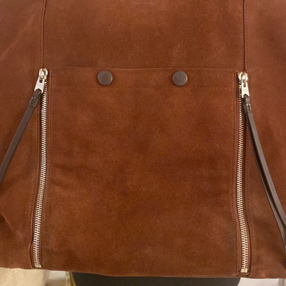 ALLSAINTS suede tote bag 12*18” - Picture 2 of 7